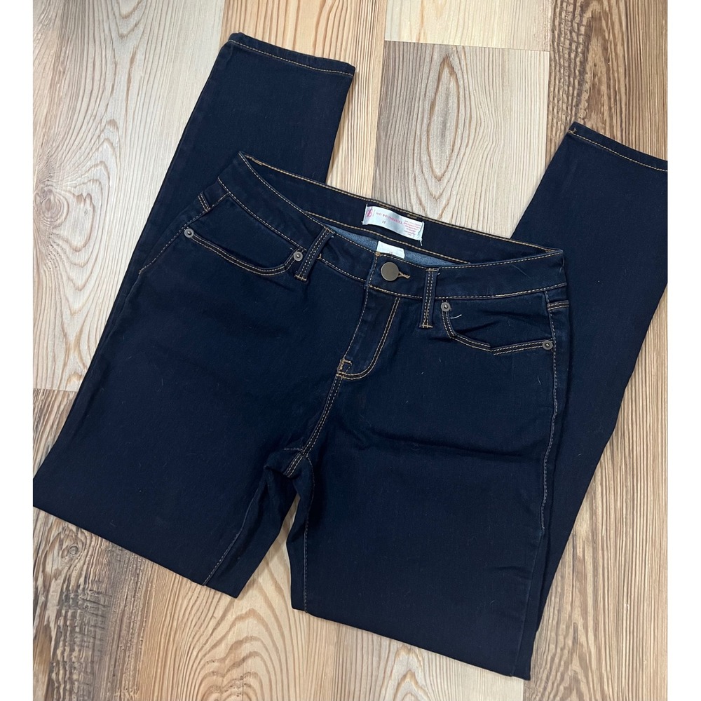 No Boundaries Womens Dark Wash Skinny Jeans Size 11 Denim Stretch Pants NWOT